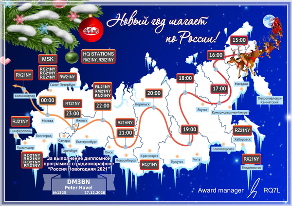 Neujahrswanderungen durch Russland